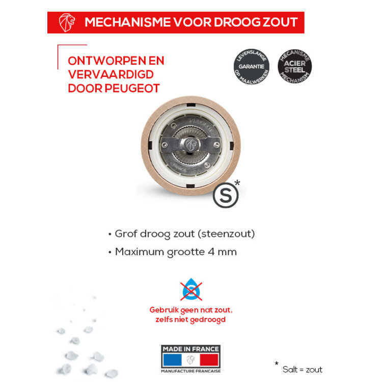 Peugeot Peugeot Paris zoutmolen 27 cm, grafiet