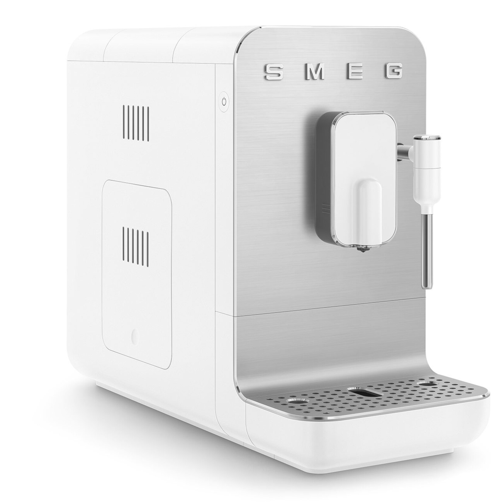 SMEG SMEG espressomachine medium, mat wit, met stoomfunctie, BCC12WHMEU