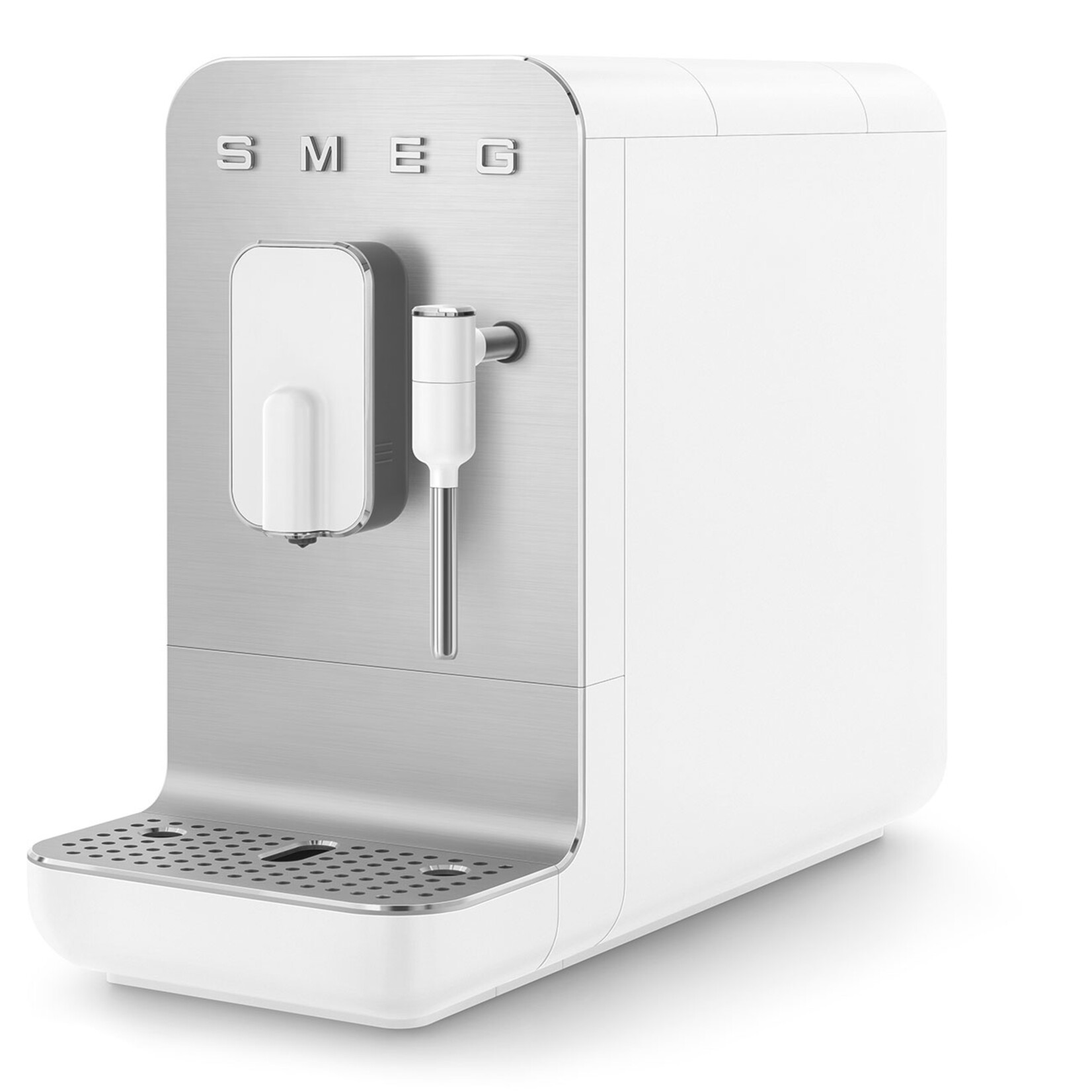 SMEG SMEG espressomachine medium, mat wit, met stoomfunctie, BCC12WHMEU