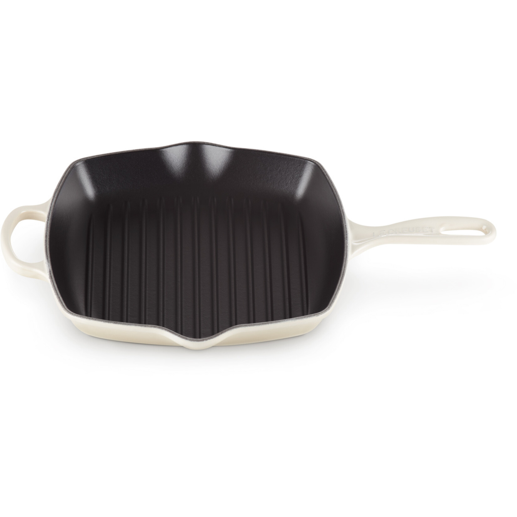 Le Creuset Le Creuset gietijzeren grillpan Grillit® meringue, 26 cm, vierkant