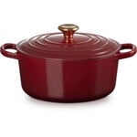 Le Creuset gietijzeren ronde braadpan rhône, 22 cm