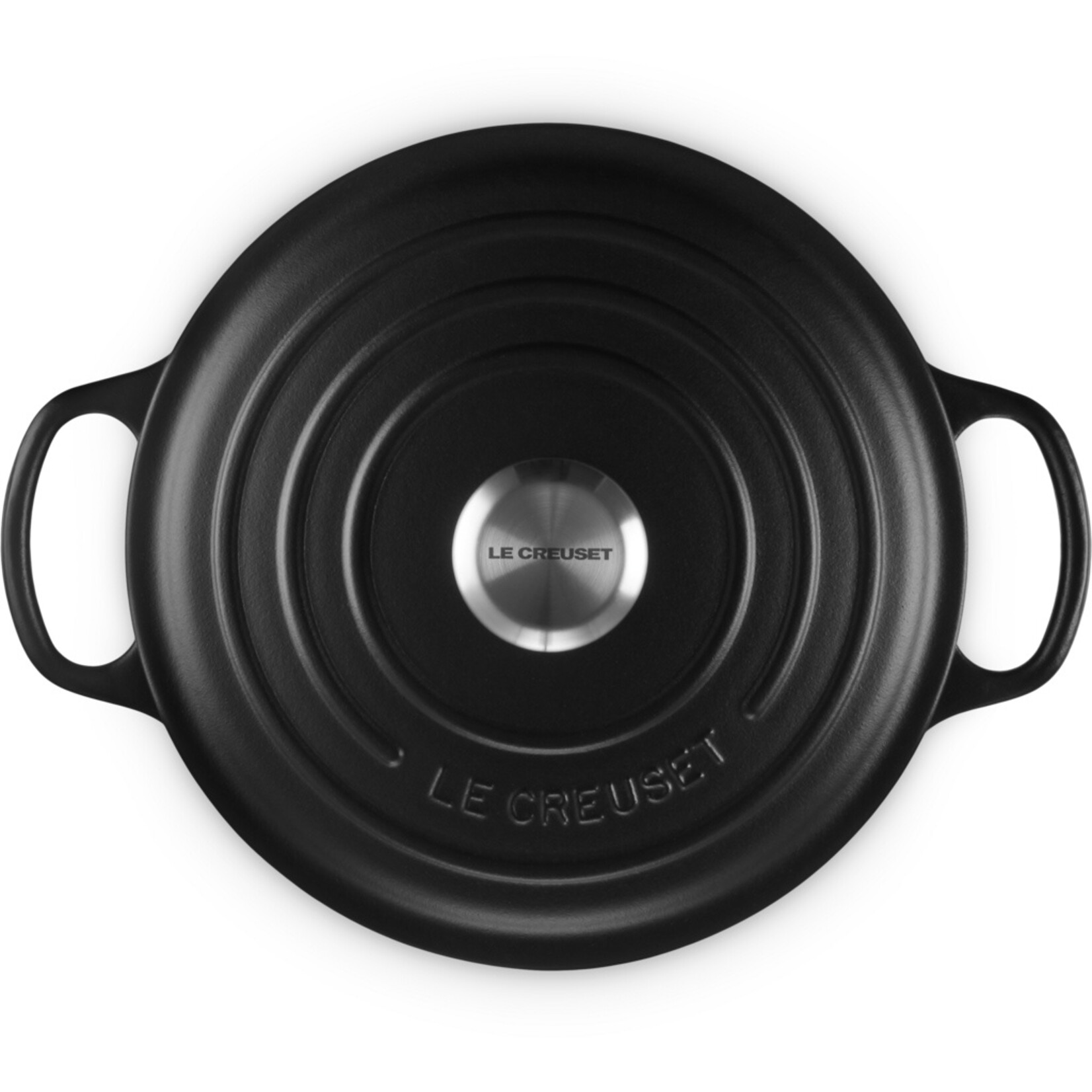 Le Creuset Le Creuset gietijzeren ronde hoge braadpan mat zwart, 24 cm, 5 l