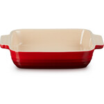 Le Creuset vierkante ovenschaal kersenrood, 23 cm