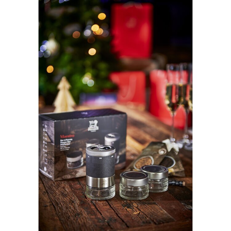 Peugeot Peugeot Maestro pepermolen 11 cm, grafiet, inclusief 3 reservoirs