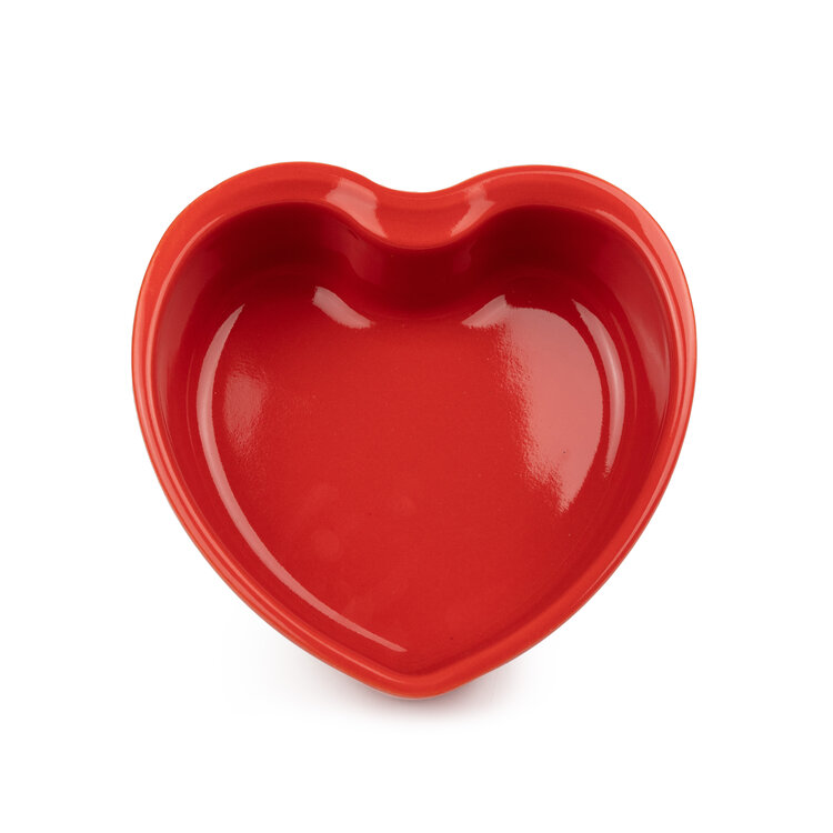 Peugeot Peugeot Appolia 2 ovenschalen 11 cm, rood, hartvormig