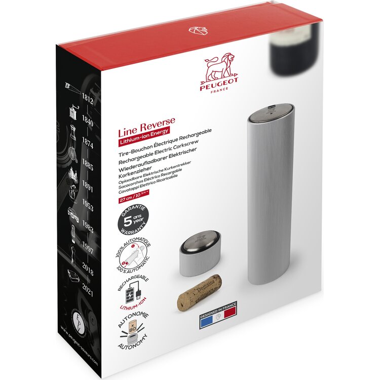 Peugeot Peugeot Line kurkentrekker 21 cm, aluminium, automatisch