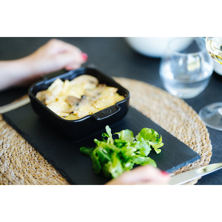 Peugeot Peugeot Appolia ovenschaal 36 cm, satijnzwart, vierkant