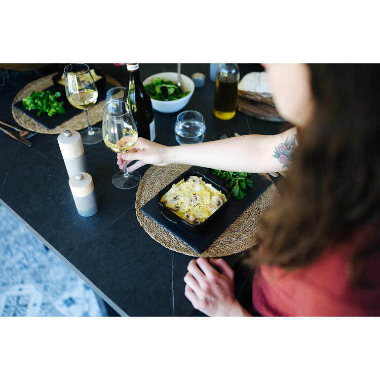 Peugeot Peugeot Appolia ovenschaal 36 cm, satijnzwart, vierkant