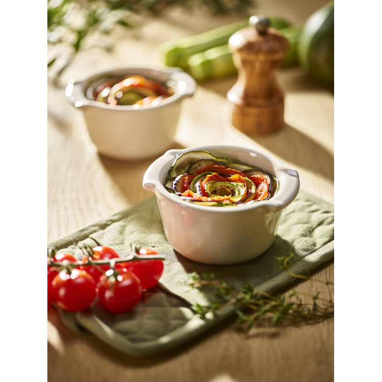 Peugeot Peugeot Appolia set van 2 ovenschalen, 0,20 l, ecru, keramiek