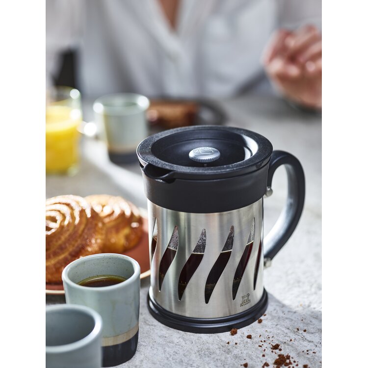 Peugeot Peugeot Paris Press koffiemolen en cafetie`re, 15 cm, inox