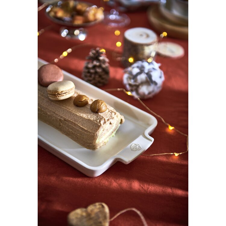 Peugeot Peugeot Appolia Serveer- en ovenplaat 40 cm, ecru, rechtoek