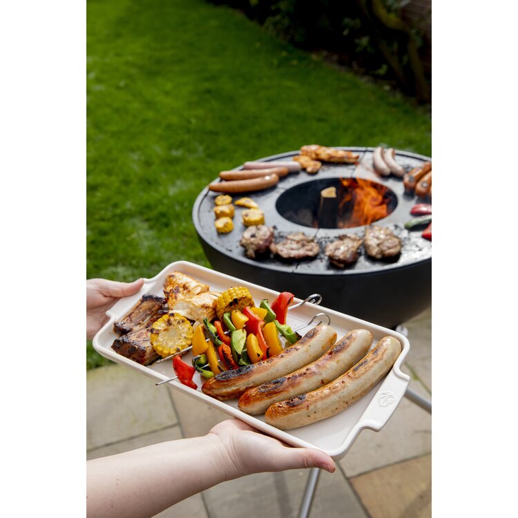 Peugeot Peugeot Appolia Serveer- en ovenplaat 40 cm, ecru, rechtoek