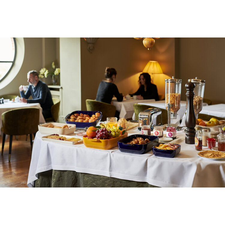 Peugeot Peugeot Appolia ovenschaal 21 cm, blauw, vierkant