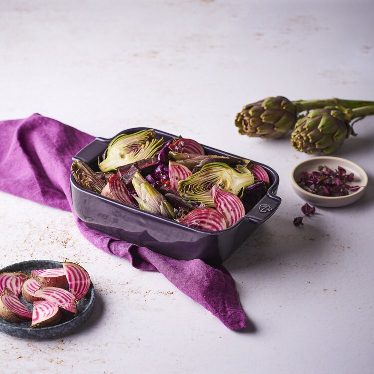 Peugeot Peugeot Appolia ovenschaal 32 cm, aubergine, rechthoek