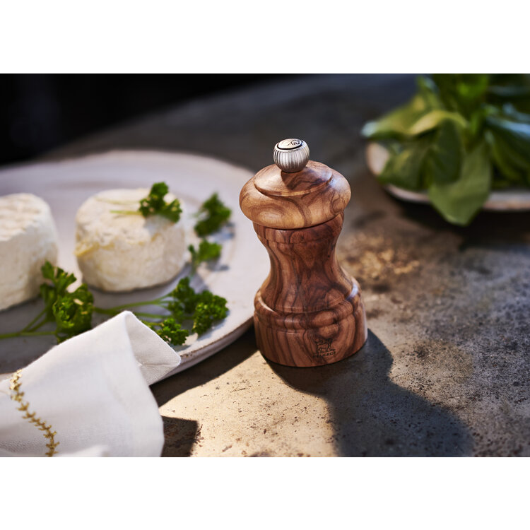 Peugeot Peugeot Bistro peper- en zoutstel 10 cm, olijfhout