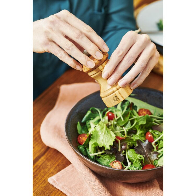 Peugeot Peugeot Bistro peper- en zoutstel 10 cm, olijfhout