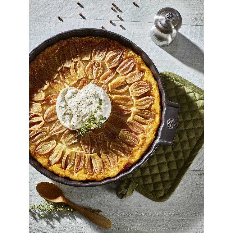 Peugeot Peugeot Appolia taartvorm 30 cm, leisteen, rond