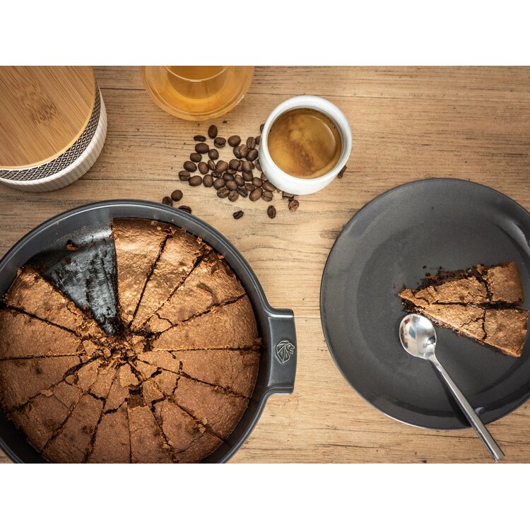 Peugeot Peugeot Appolia taartvorm 30 cm, leisteen, rond