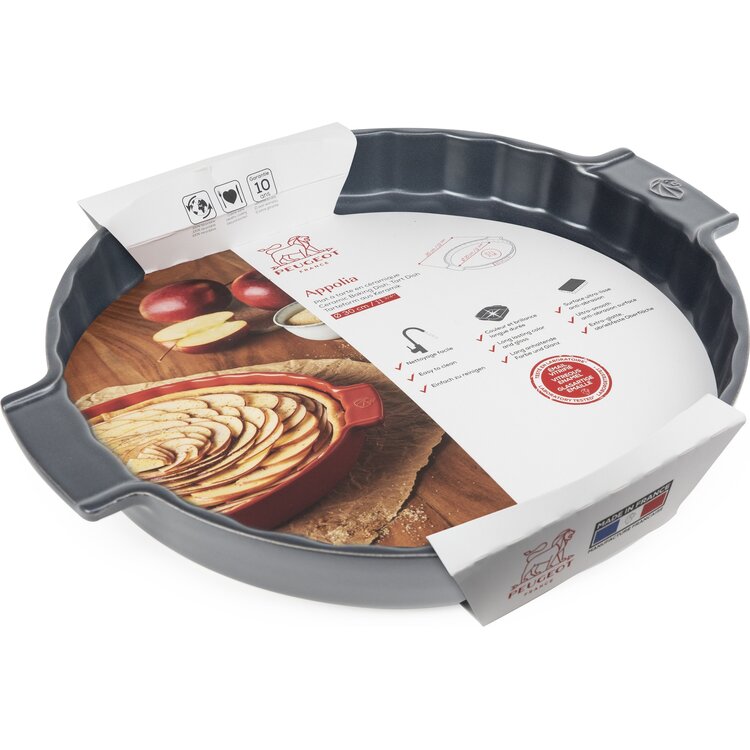 Peugeot Peugeot Appolia taartvorm 30 cm, leisteen, rond