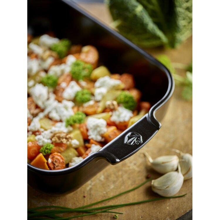 Peugeot Peugeot Appolia ovenschaal 36 cm, satijnzwart, rechthoek