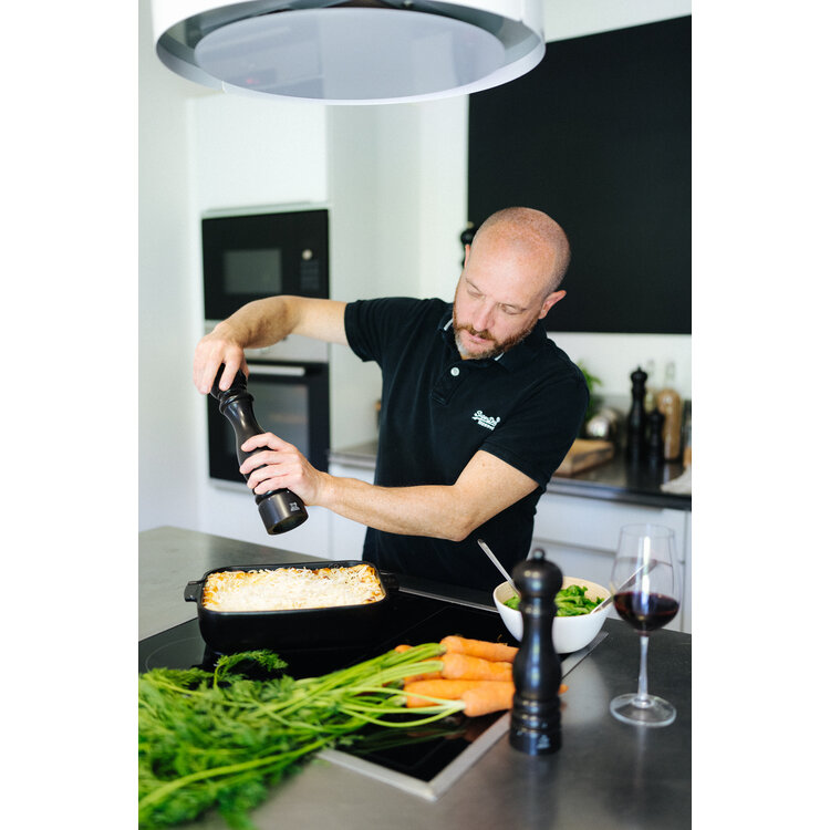 Peugeot Peugeot Appolia ovenschaal 36 cm, satijnzwart, rechthoek