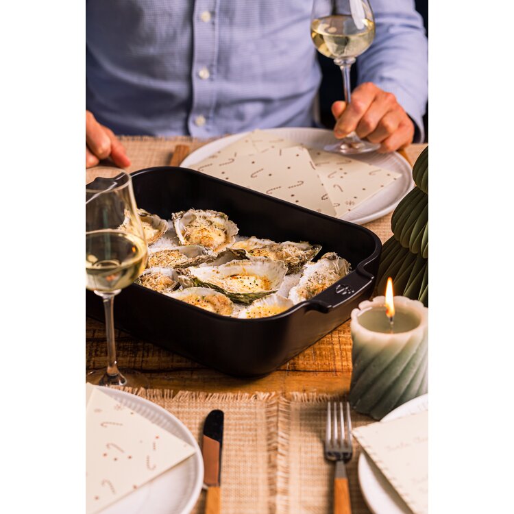 Peugeot Peugeot Appolia ovenschaal 36 cm, satijnzwart, rechthoek