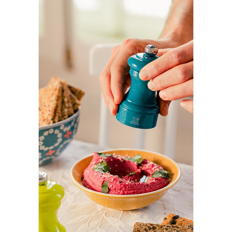 Peugeot Peugeot Bistro pepermolen 10 cm, oceaanblauw, PEFC-hout