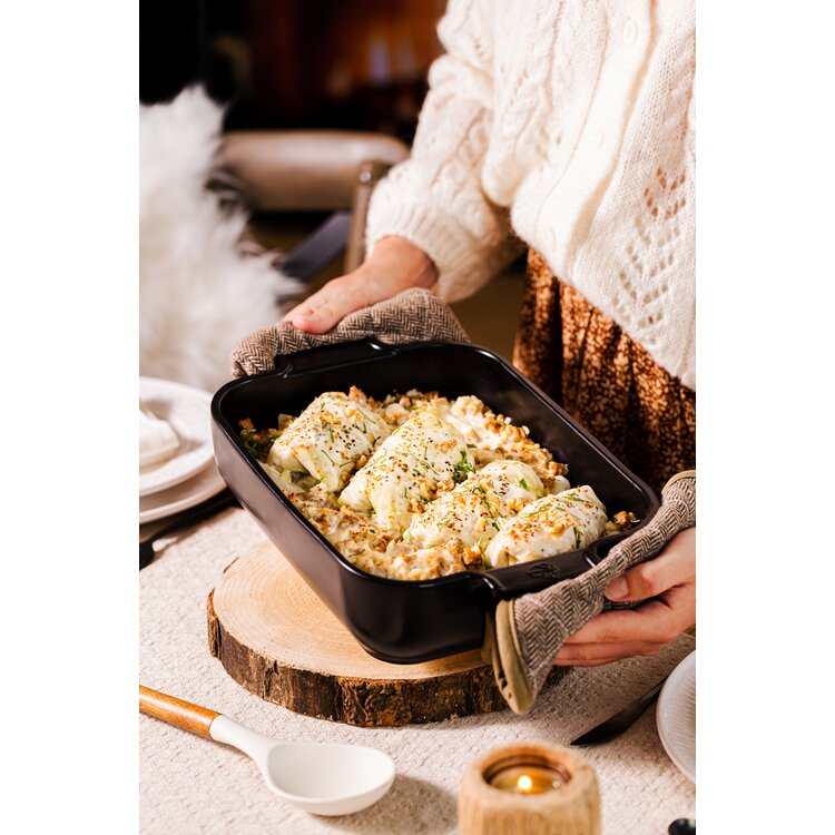 Peugeot Peugeot Appolia ovenschaal 32 cm, satijnzwart, rechthoek