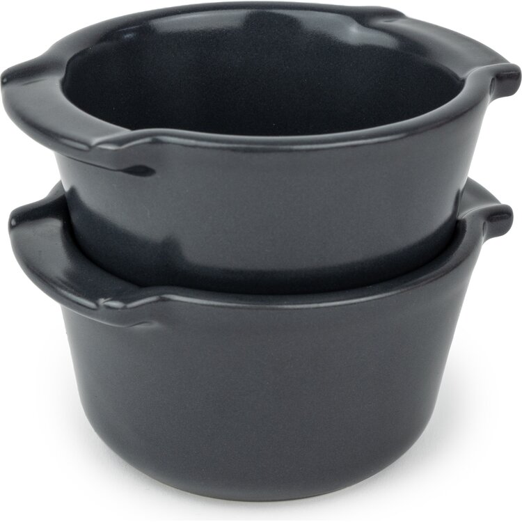 Peugeot Peugeot Appolia set van 2 ovenschalen, 0,20 l, leisteen, keramiek