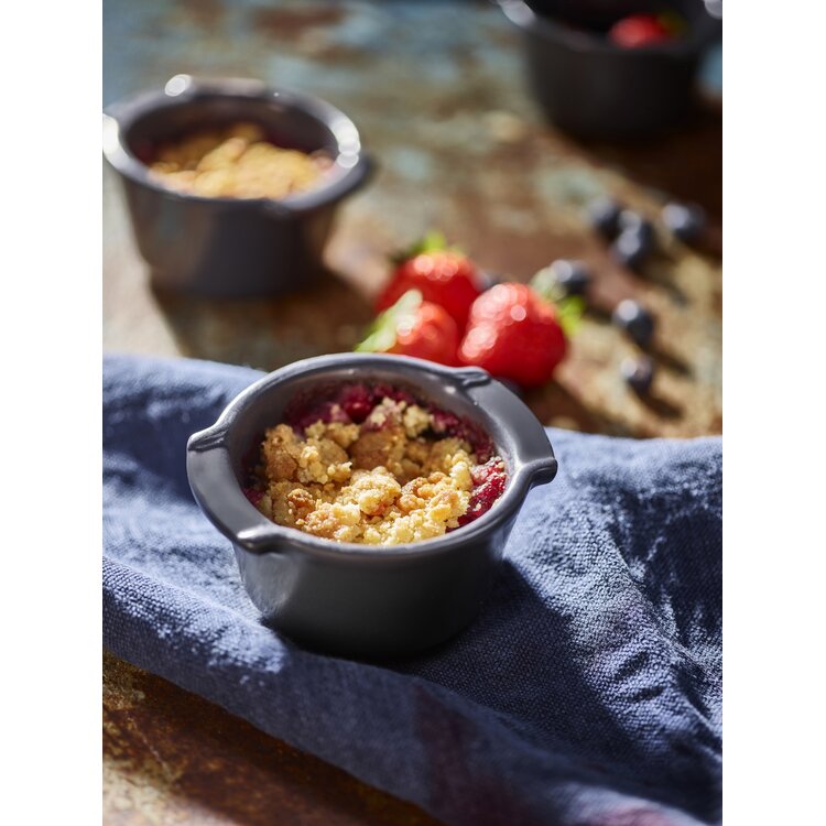 Peugeot Peugeot Appolia set van 2 ovenschalen, 0,20 l, leisteen, keramiek