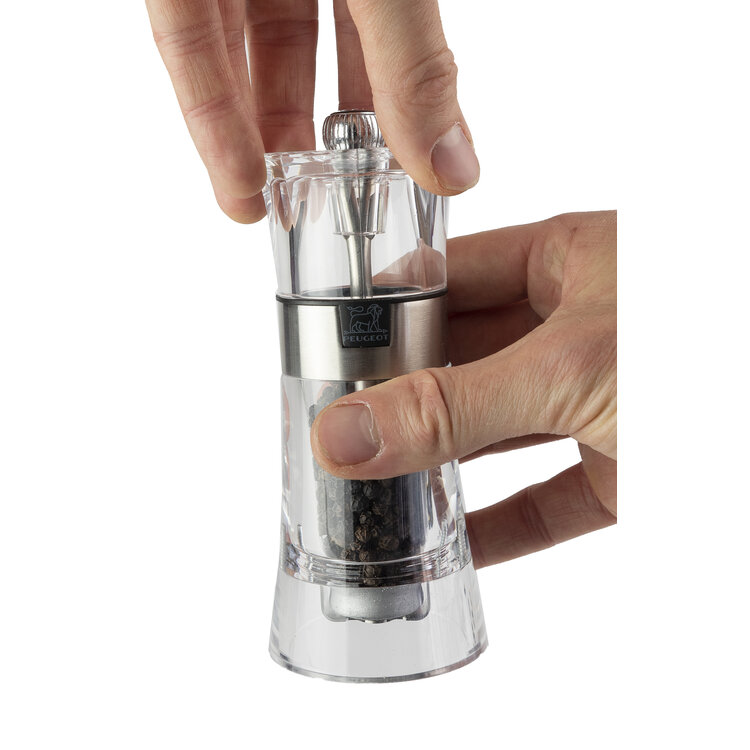 Peugeot Peugeot Oslo peper- en zoutmolen 14 cm, transparant, acryl