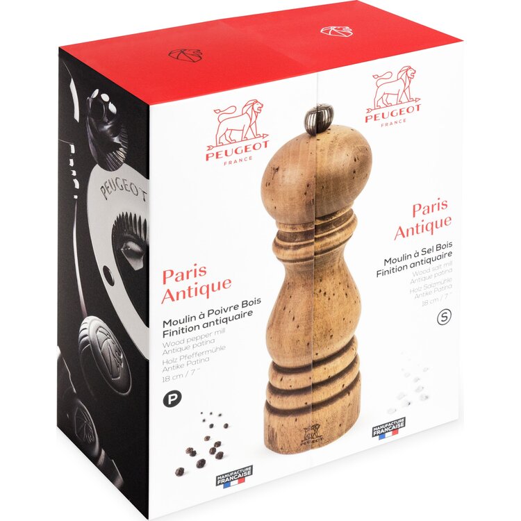 Peugeot Peugeot Paris Antique zoutmolen 18 cm, antiek