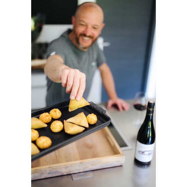 Peugeot Peugeot Appolia taartvorm 40 cm, leisteen, rond