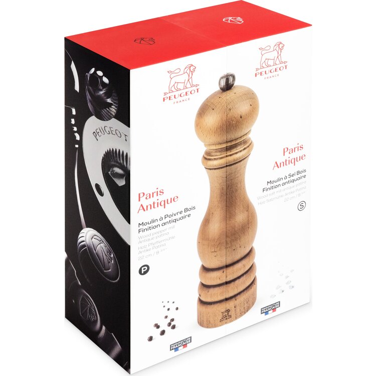 Peugeot Peugeot Paris Antique zoutmolen 22 cm, antiek