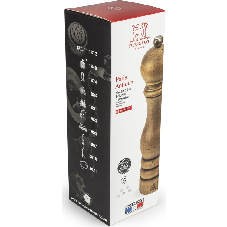 Peugeot Peugeot Paris Antique zoutmolen 22 cm, antiek