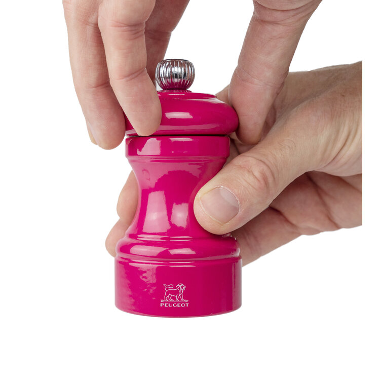 Peugeot Peugeot Bistro zoutmolen 10 cm, zuurstokroze, PEFC-hout