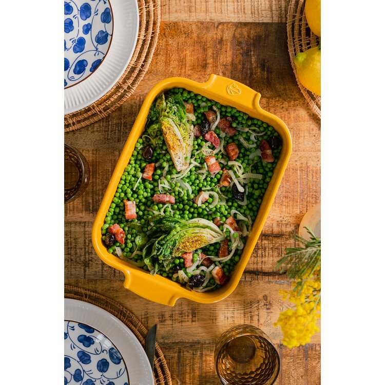 Peugeot Peugeot Appolia ovenschaal 32 cm, saffraangeel, rechthoek