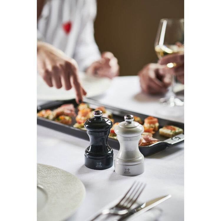 Peugeot Peugeot Bistro pepermolen 10 cm, zwart, PEFC-hout