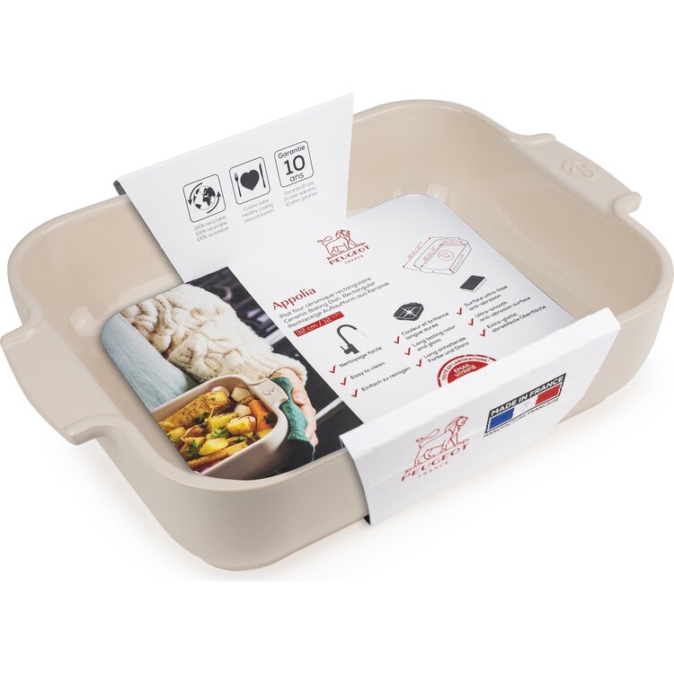 Peugeot Peugeot Appolia ovenschaal 32 cm, ecru, rechthoek