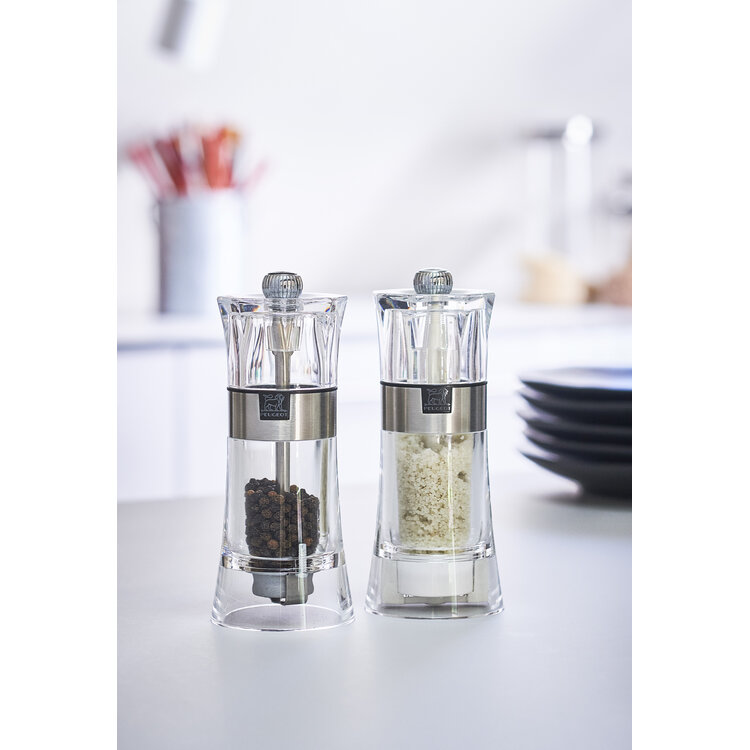 Peugeot Peugeot Oslo zoutmolen vochtig zout 14 cm, transparant, acryl