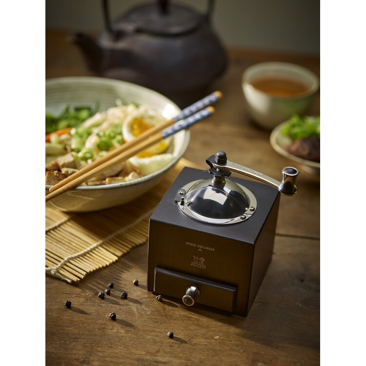 Peugeot Peugeot Roellinger pepermolen 13 cm, chocolade, manueel