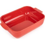 Peugeot Appolia ovenschaal 25 cm, rood, rechthoek