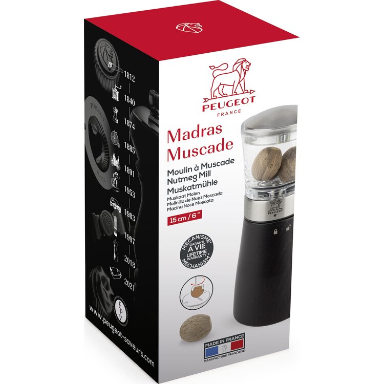 Peugeot Peugeot Madras muskaatmolen 15 cm, chocolade, u'Select
