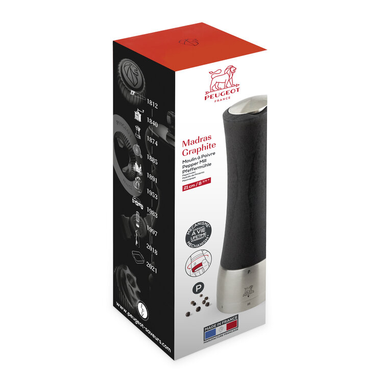 Peugeot Peugeot Madras pepermolen 16 cm, grafiet, u'Select