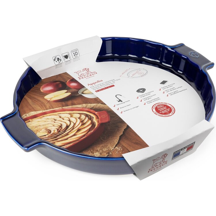 Peugeot Peugeot Appolia taartvorm 30 cm, blauw, rond