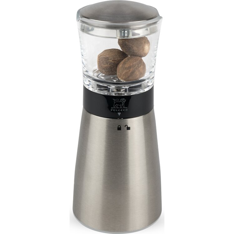 Peugeot Peugeot Daman muskaatmolen 15 cm, inox en acryl