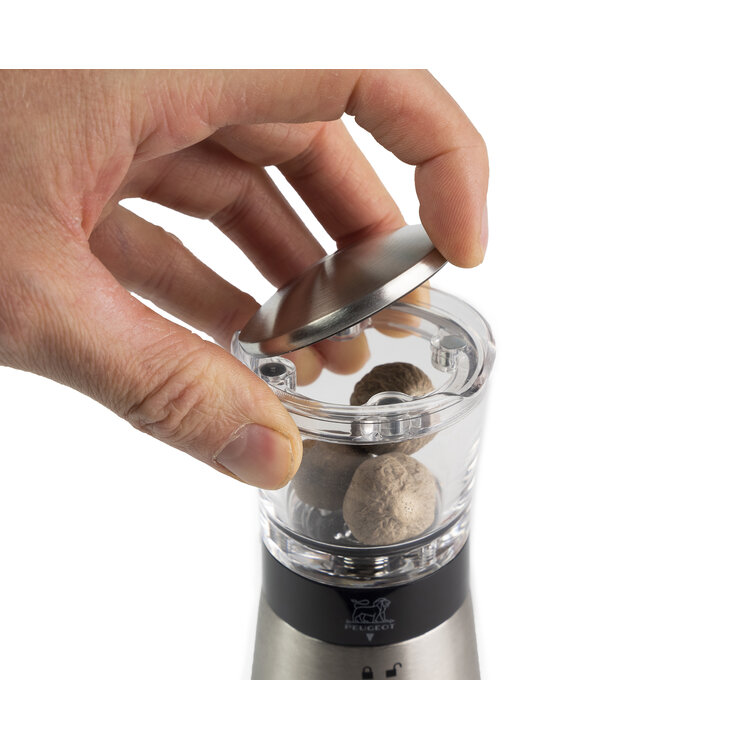 Peugeot Peugeot Daman muskaatmolen 15 cm, inox en acryl