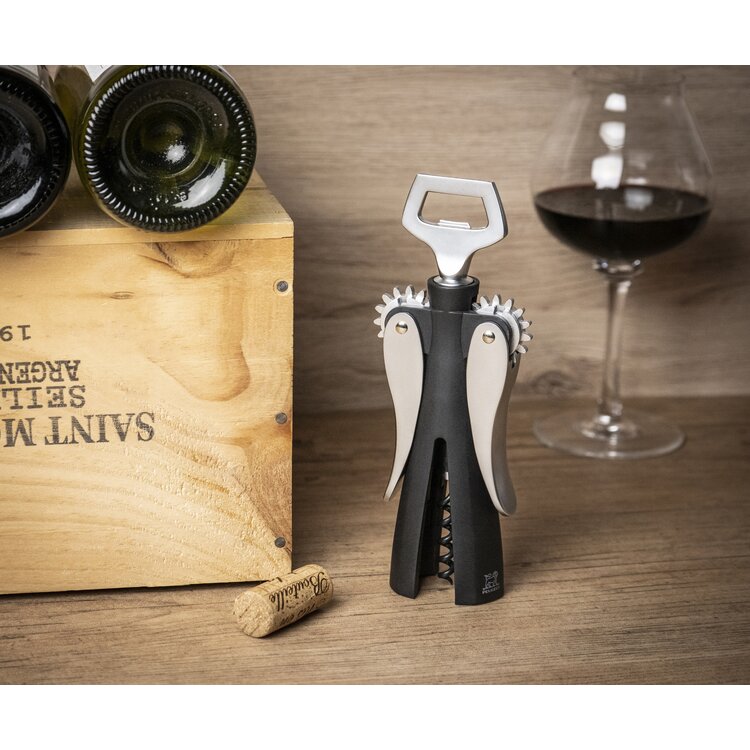 Peugeot Peugeot Souverain kurkentrekker 20 cm, zwart, dubbele hefboom