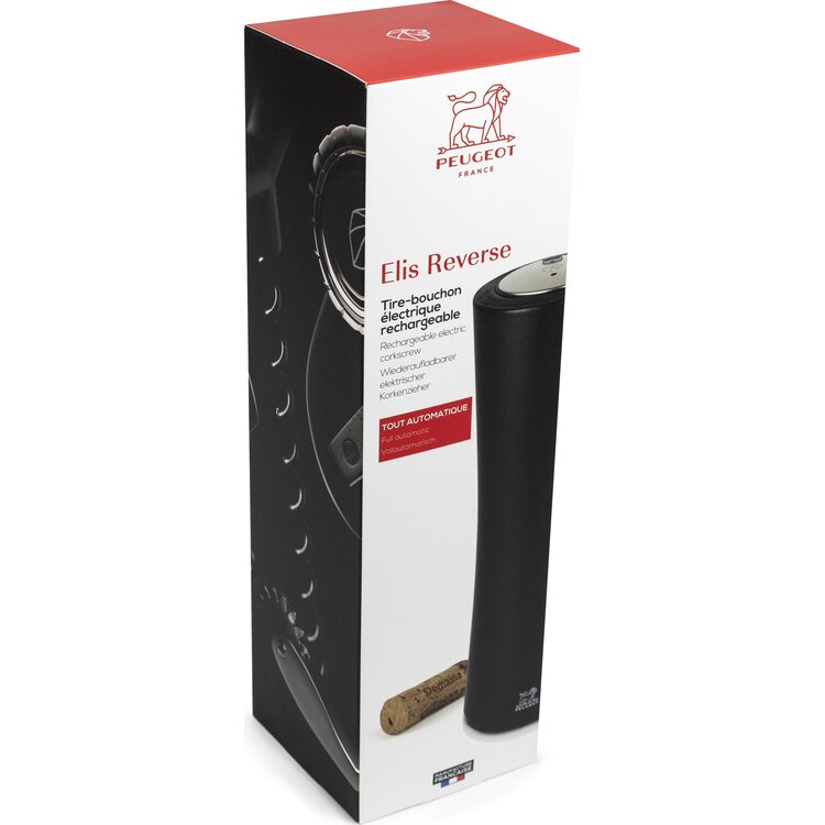 Peugeot Peugeot Elis kurkentrekker 21 cm, zwart