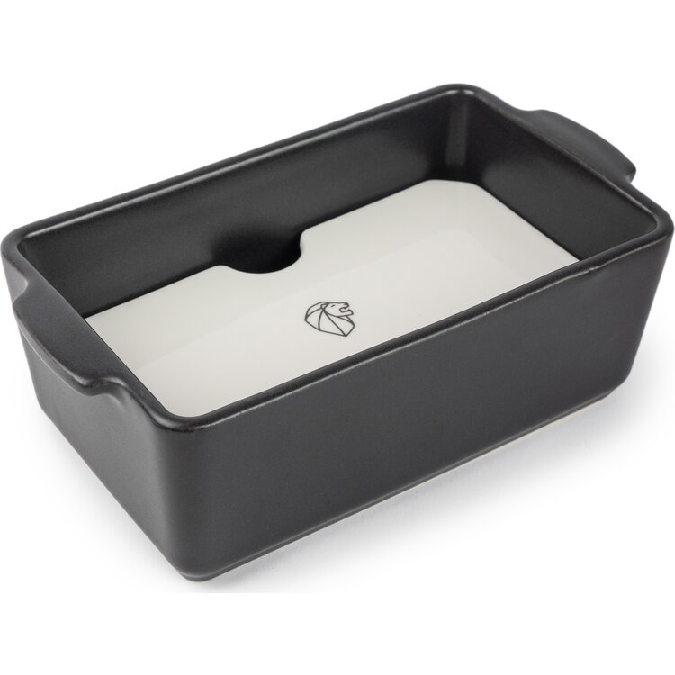 Peugeot Peugeot Appolia terrine 0,65 l, leisteen, met drukdeksel, keramiek